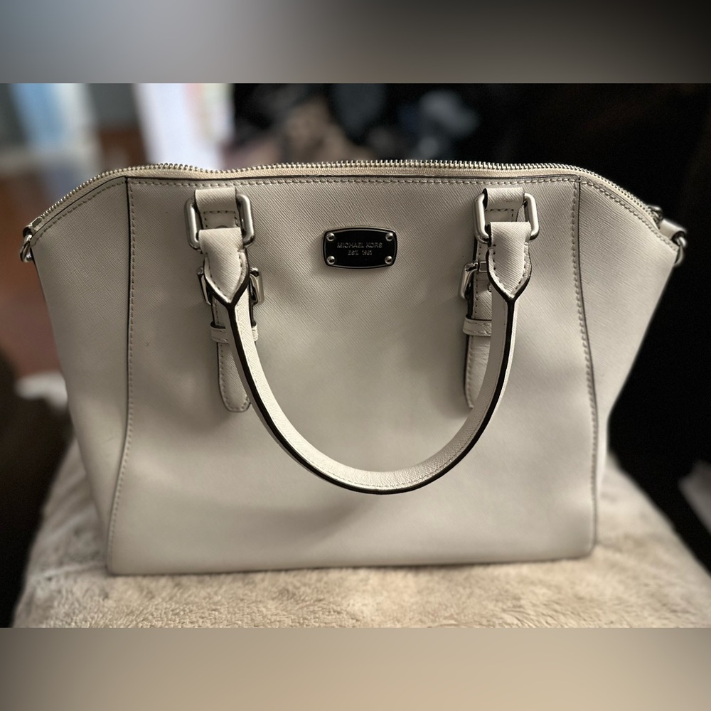 White Michael Kors Handbag